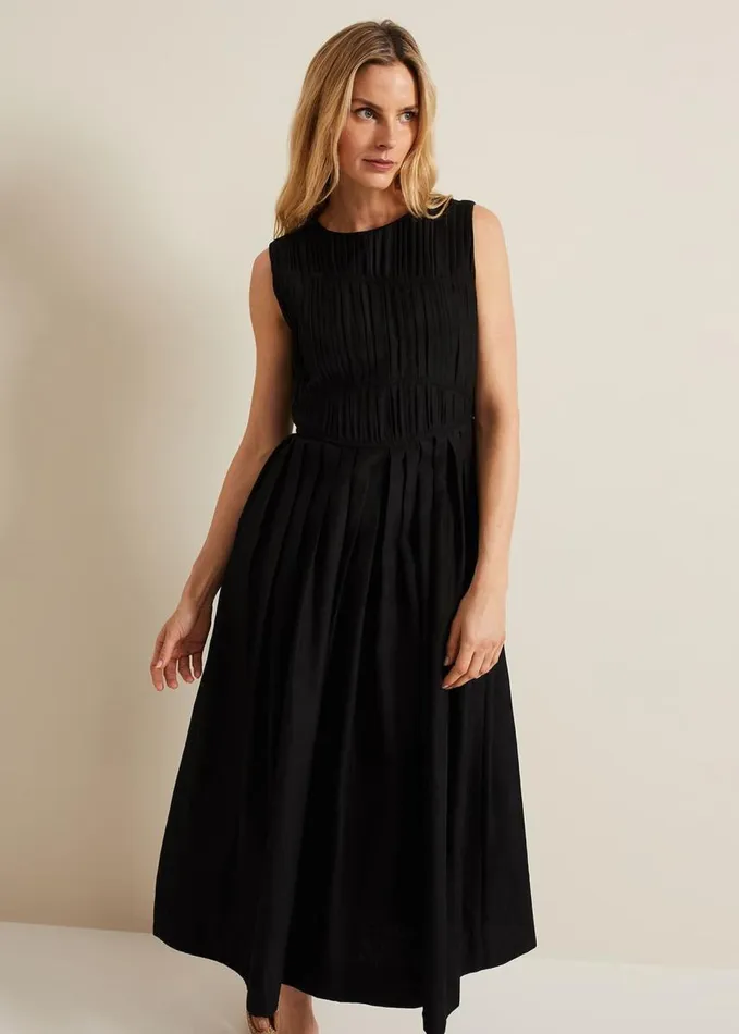 Phase Eight Nala Black Bodice Mini Dress Black Women Dresses