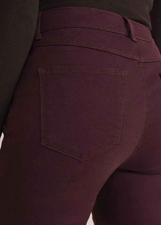 Phase Eight Ocha Straight Leg Jeans Berry Women Trousers