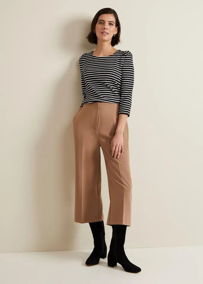 Phase Eight Orabella Stripe Top Navy Women Tops and TShirts