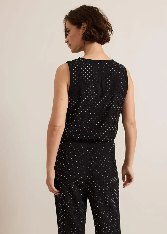 Phase Eight Ottie Black Cowl Neck Top Black Women Shirts and Blouses