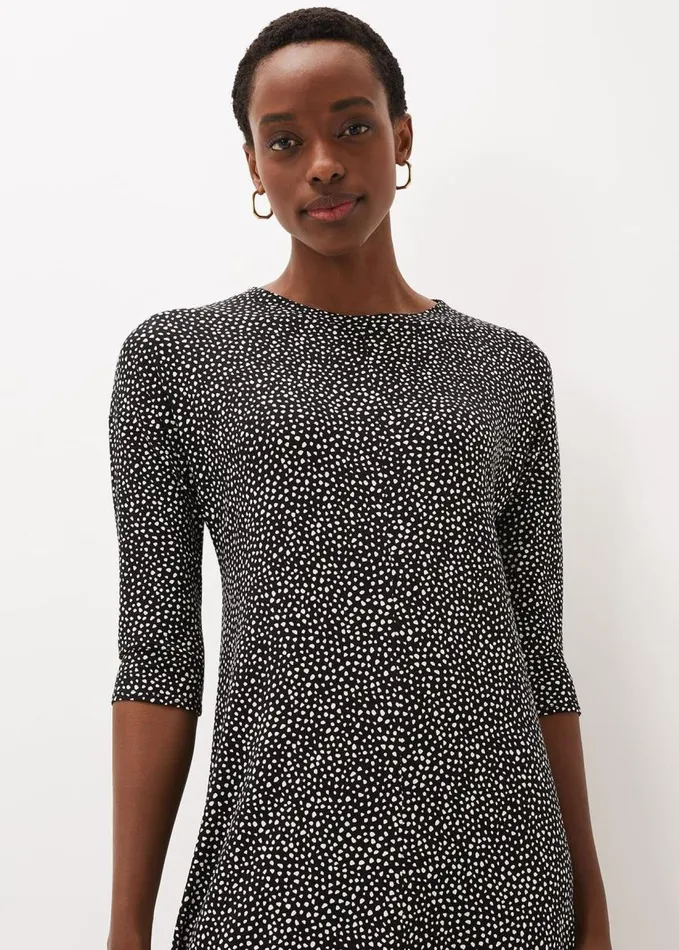 Phase Eight Paris Spot Print Dress Multicoloured Women Dresses