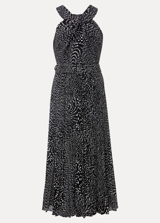 Phase Eight Petite Elsie Spot Dress Navyivory Women Petite Dresses