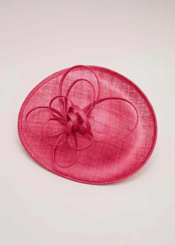 Phase Eight Pink Triple Twist Midi Disc Fascinator Pink Women Fascinators and Hats