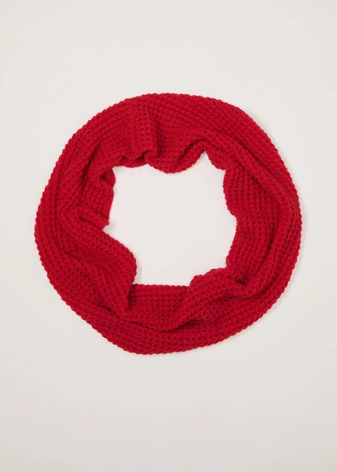 Phase Eight Red Knitted Snood Red Women Scarves