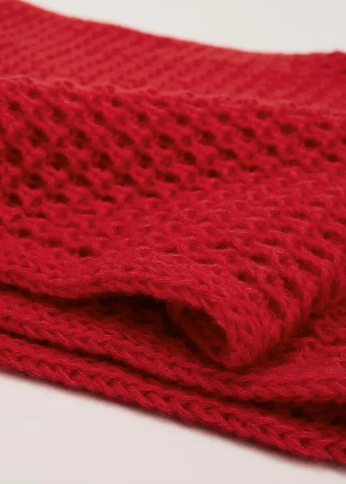 Phase Eight Red Knitted Snood Red Women Scarves