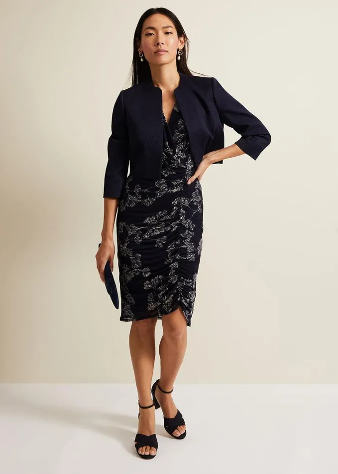 Phase Eight Remi Floral Mesh Dress Multicoloured Women Dresses