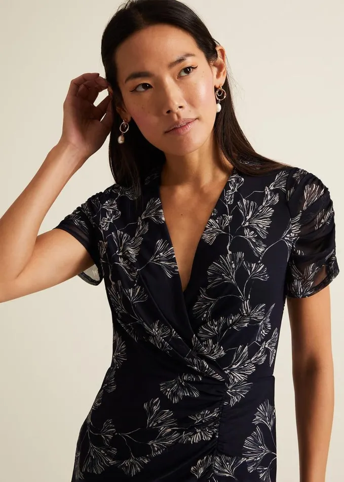 Phase Eight Remi Floral Mesh Dress Multicoloured Women Dresses