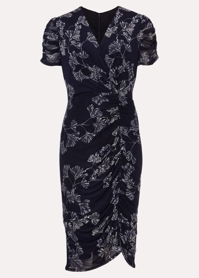 Phase Eight Remi Floral Mesh Dress Multicoloured Women Dresses