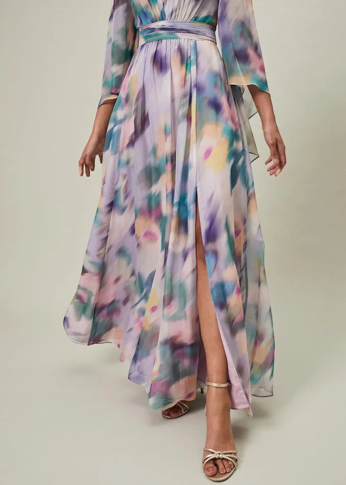 Phase Eight Selene Printed Maxi Dress Multicoloured Women Dresses