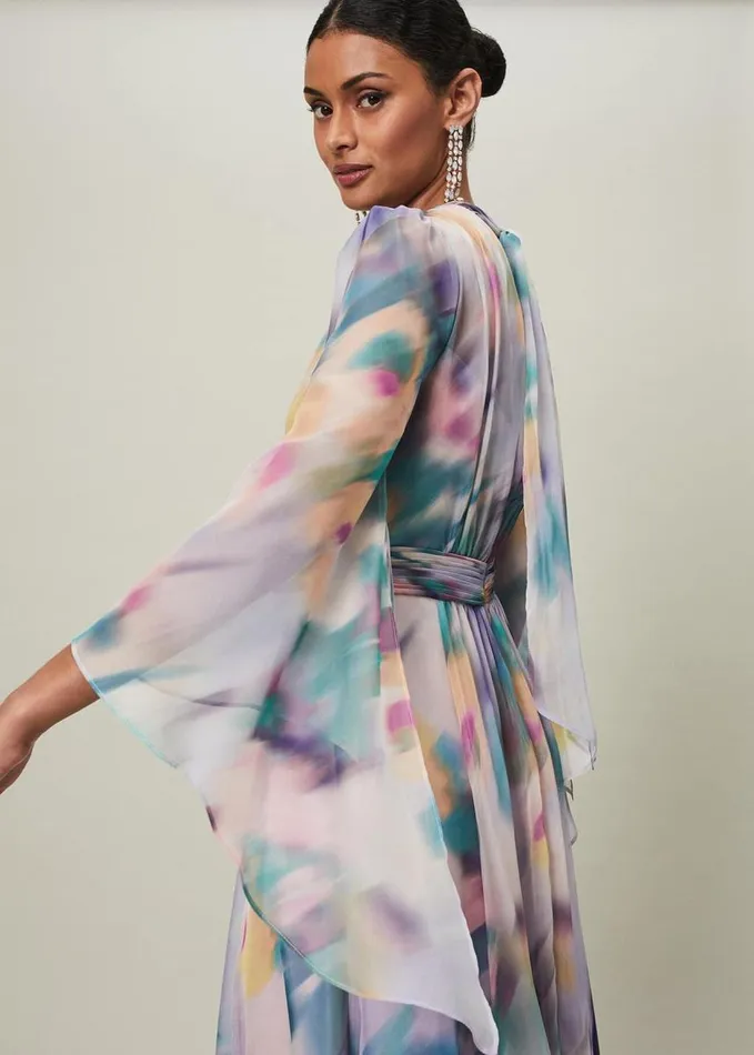 Phase Eight Selene Printed Maxi Dress Multicoloured Women Dresses