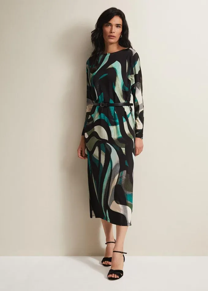 Phase Eight Skylah Batwing Dress Multicoloured Women Dresses