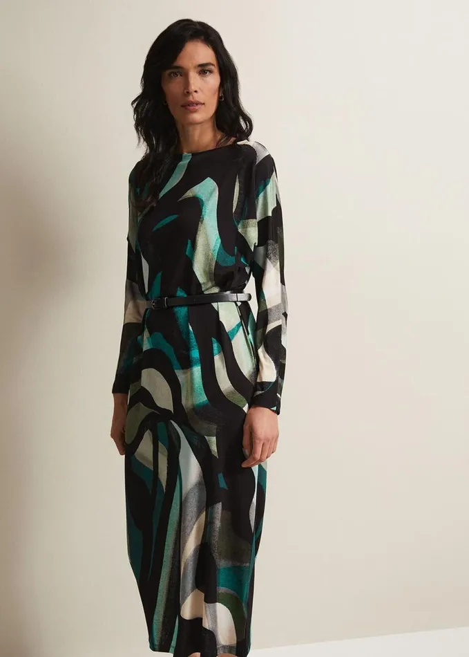 Phase Eight Skylah Batwing Dress Multicoloured Women Dresses
