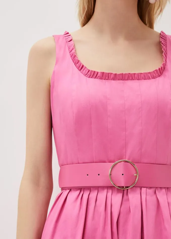 Phase Eight Tanya Belted Midaxi Dress Candy Pink Women Dresses