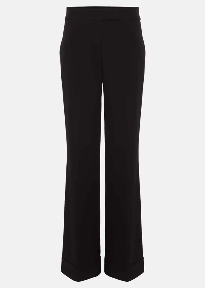 Phase Eight Trixie Turn Up Hem Trouser Black Women Trousers