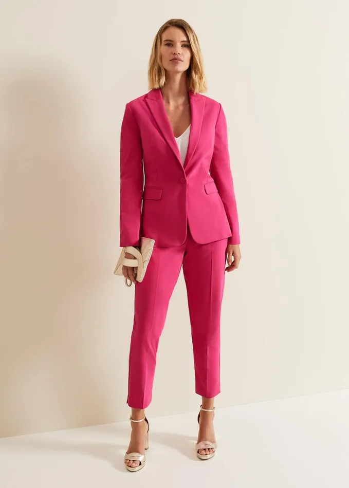 Phase Eight Ulrica Fitted Suit Jacket Hot Pink Women Jackets