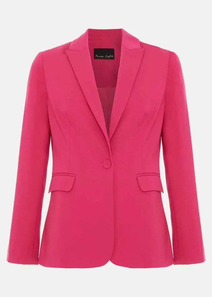 Phase Eight Ulrica Fitted Suit Jacket Hot Pink Women Jackets