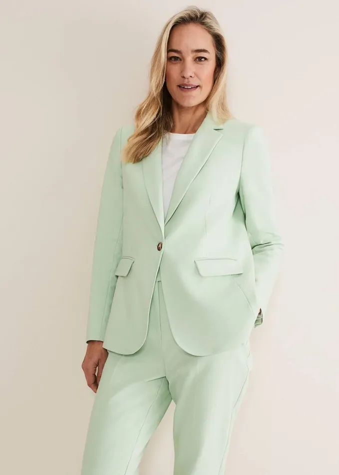 Phase Eight Ulrica Green Blazer Pistachio Women Jackets
