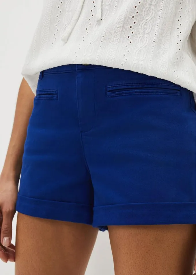 Phase Eight Una Denim Short Cobalt Women Trousers