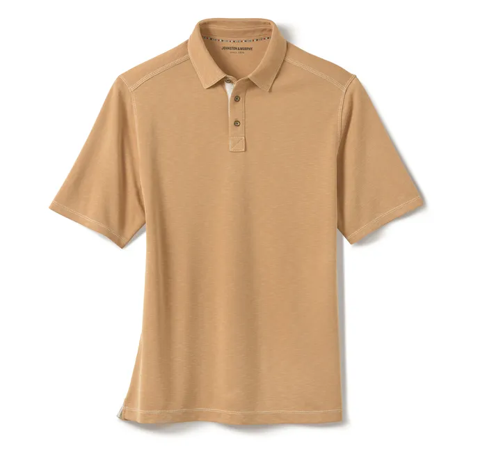 Polos and Tees Vintage Slub Polo Ginger Johnston and Murphy Men