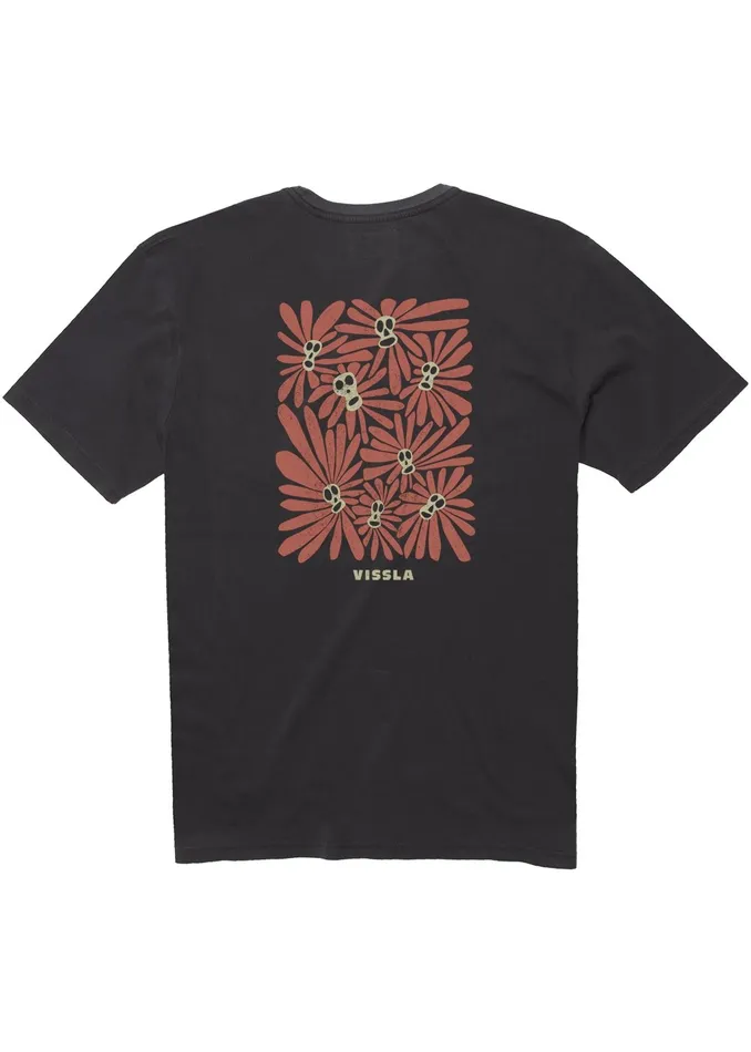Premium Tees Men Vissla Cabezas Ss Pkt Tee Phantom