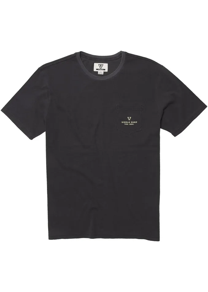 Premium Tees Men Vissla Cabezas Ss Pkt Tee Phantom