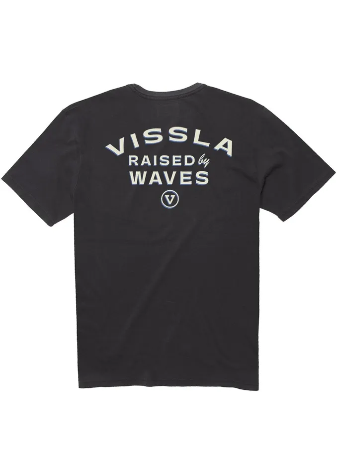 Premium Tees Raised By Ss Pkt Tee Phantom Vissla Men