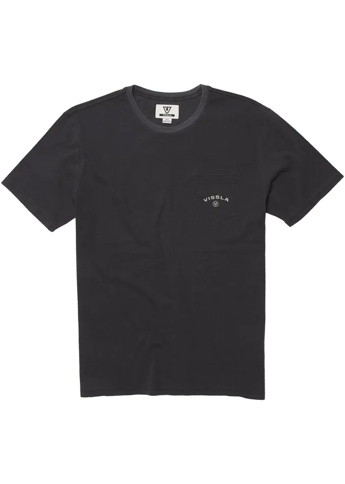 Premium Tees Raised By Ss Pkt Tee Phantom Vissla Men