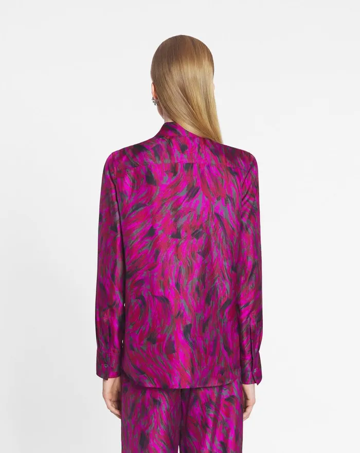 Printed Shirt Fuchsia Women Lanvin Tops Printed Shirt Fuchsia Women Lanvin Tops