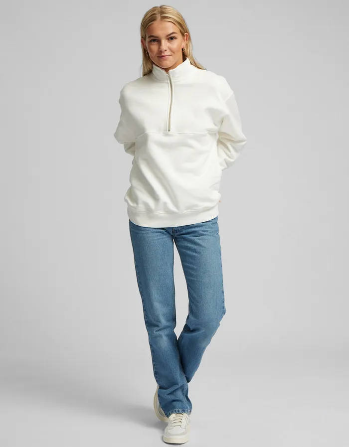 Quarter Zips Colorfulstandard Women Organic Quarter Zip 8211 Red Tangerine