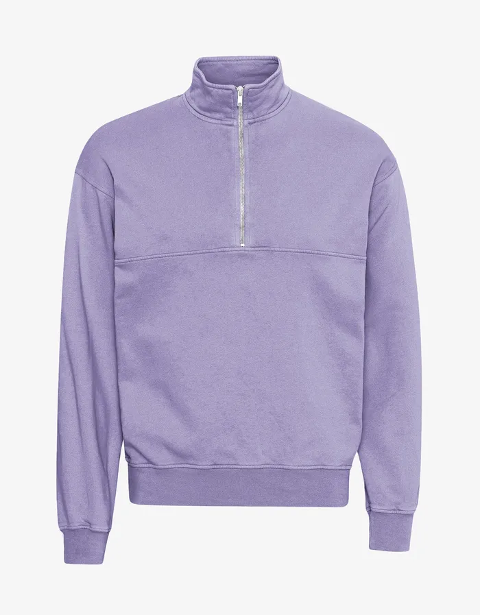 Quarter Zips Organic Quarter Zip 8211 Purple Jade 8211 Colorfulstandard Men