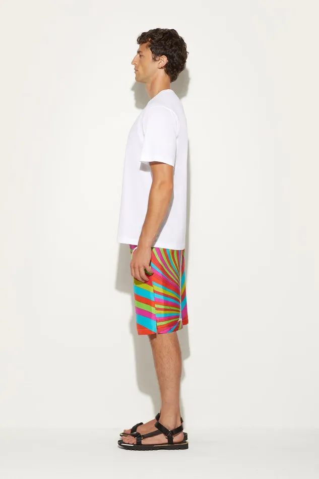 Ready To Wear Men PUCCI IridePrint SilkTwill Shorts