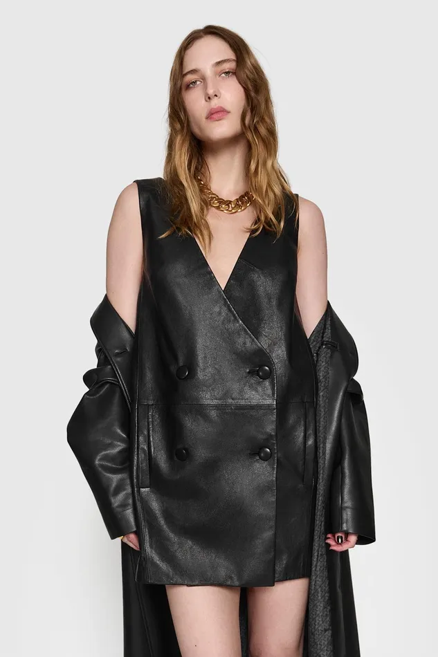 Rebecca Minkoff Ari Blazer Dress Black Women Dresses