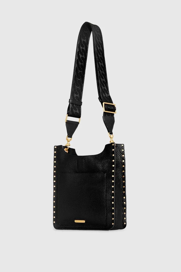 Rebecca Minkoff Darren Medium Feed Black Women Crossbody Bags