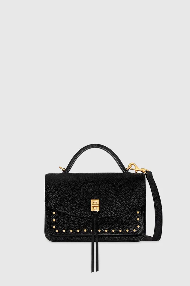 Rebecca Minkoff Darren Small Messenger Black Women Top Handle Bags