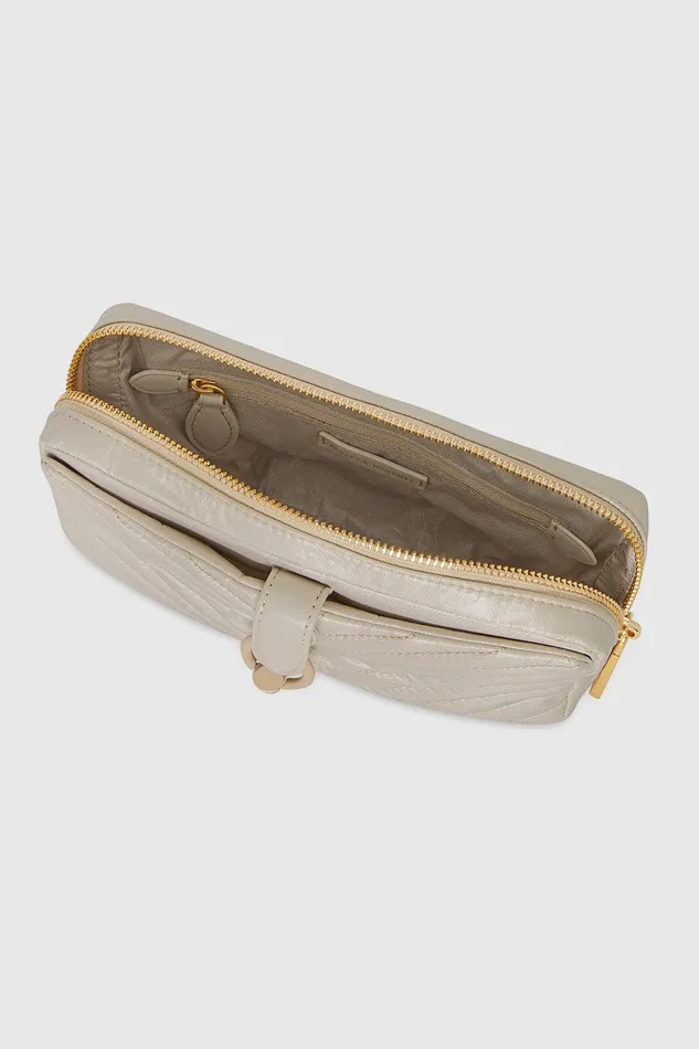 Rebecca Minkoff Edie Nylon Belt Bag Stone Women Belt Bags