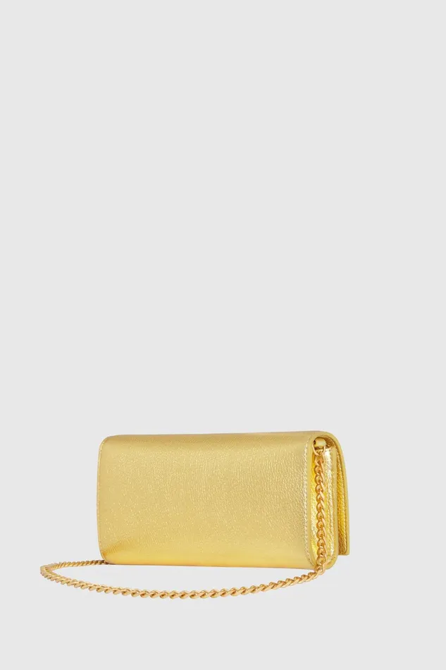 Rebecca Minkoff G Wallet Crossbody Gold Women Clutches
