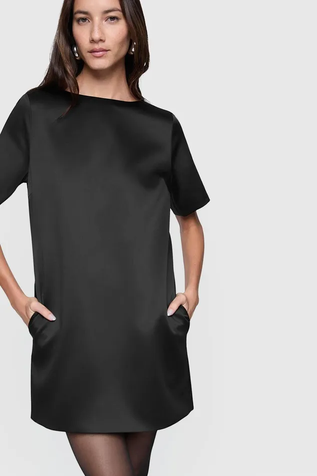 Rebecca Minkoff Iggy TShirt Dress Black Women Dresses