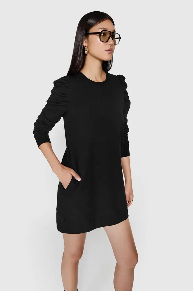 Rebecca Minkoff Janine Terry Dress Black Women Dresses