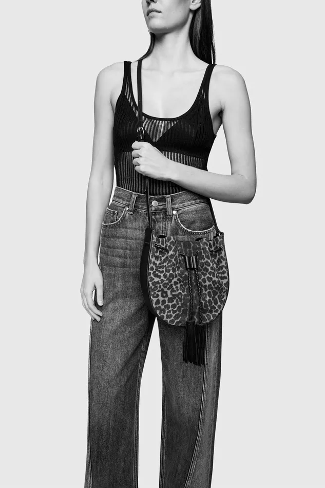 Rebecca Minkoff Lulu Crossbody Leopard Women Crossbody Bags