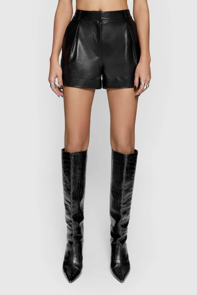 Rebecca Minkoff Rivington Short Black Women Leather