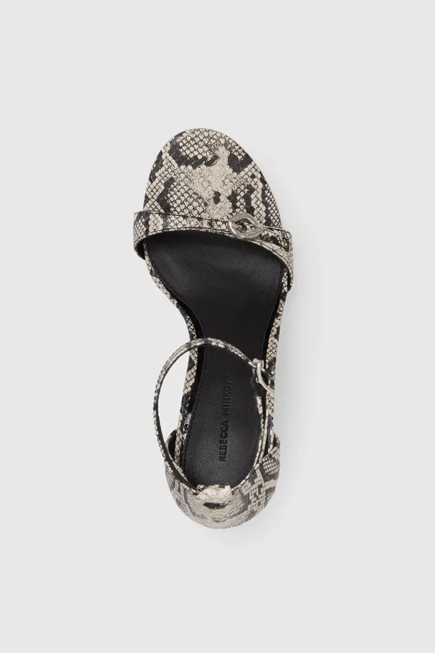 Rebecca Minkoff Sandal With Buckles Blackwhite Women