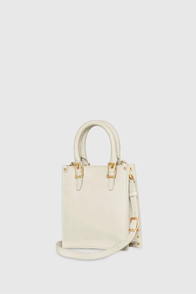 Rebecca Minkoff Studded Mini Tote Porcelain Women Tote Bags