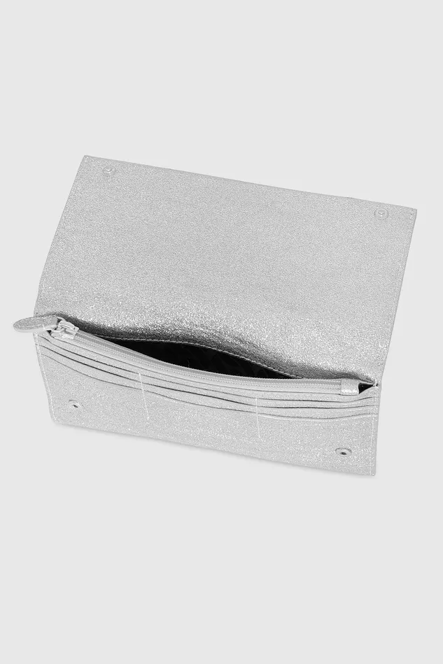 Rebecca Minkoff Wallet Clutch Silver Women Clutches