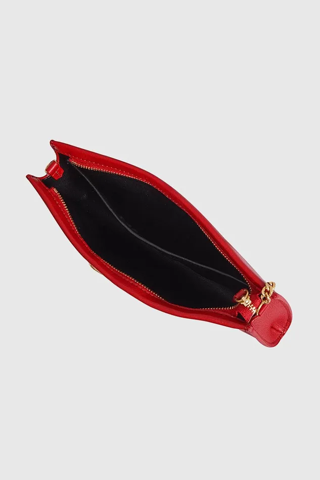 Rebecca Minkoff Year Of The Snake Heart Clutch Seduction Red Women Clutches