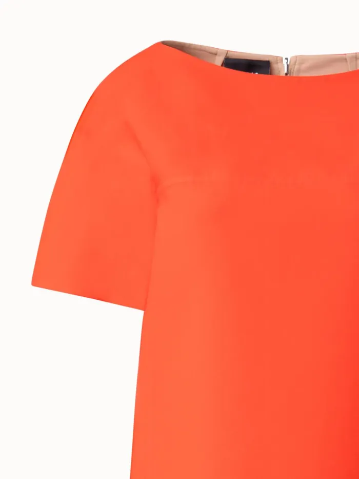 Reversible BiColor TShirt Dress In Cotton DoubleFace Poppychai Women Akris Dresses