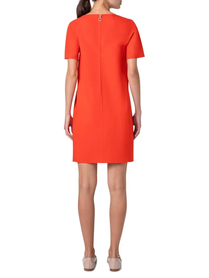 Reversible BiColor TShirt Dress In Cotton DoubleFace Poppychai Women Akris Dresses