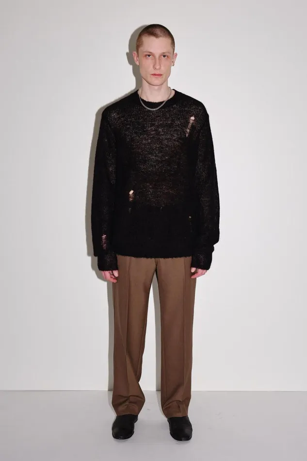 Ryder 8211 Black Men Won Hundred Knitwear