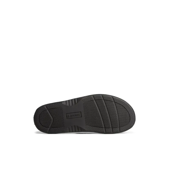 Sandals Men Sperry Baitfish Leather Flip Flop Black