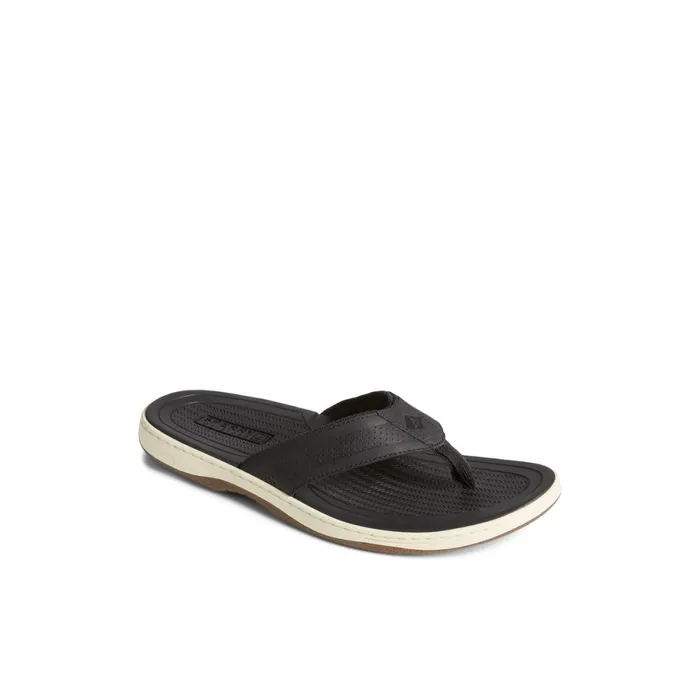 Sandals Men Sperry Havasu Perf Flip Flop Black