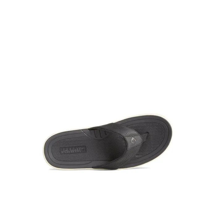 Sandals Men Sperry Havasu Perf Flip Flop Black